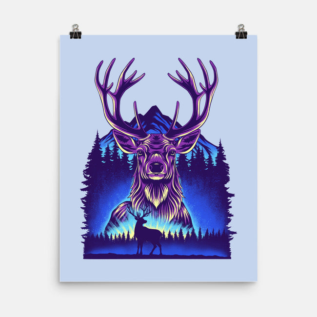 Winter Deer-None-Matte-Poster-rmatix