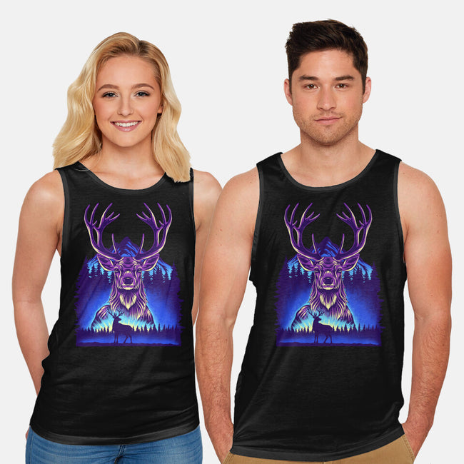 Winter Deer-Unisex-Basic-Tank-rmatix