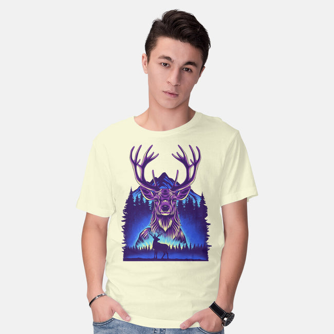 Winter Deer-Mens-Basic-Tee-rmatix