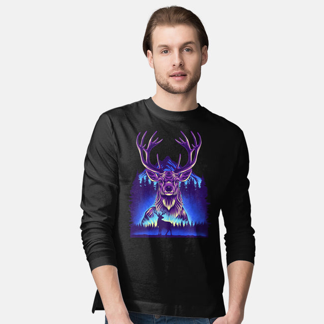 Winter Deer-Mens-Long Sleeved-Tee-rmatix