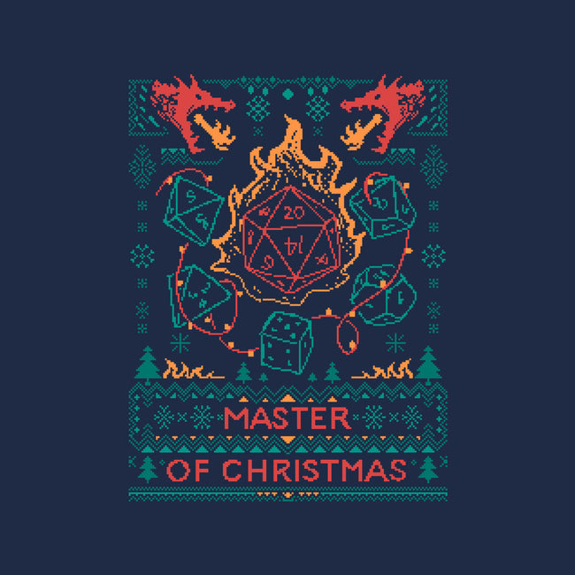 Master Of Christmas Dice-Womens-Fitted-Tee-marsdkart