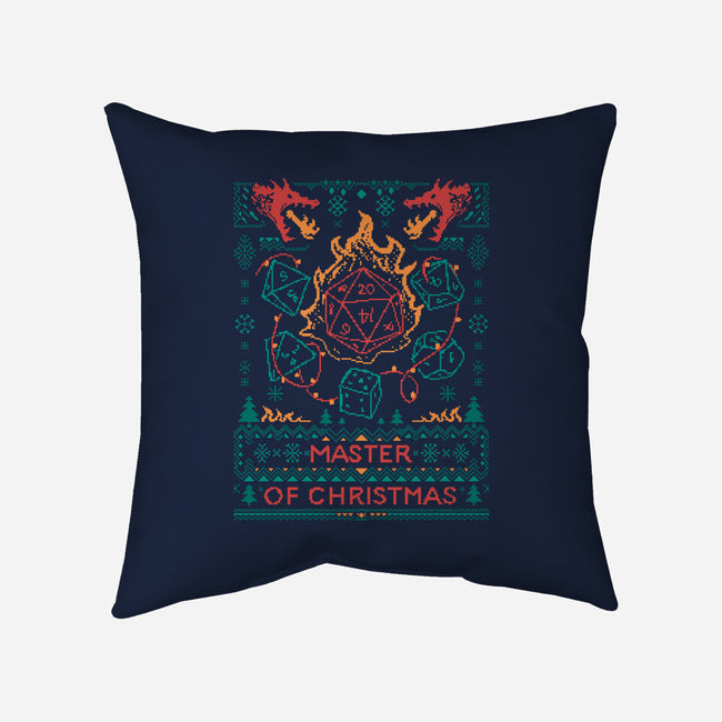 Master Of Christmas Dice-None-Removable Cover w Insert-Throw Pillow-marsdkart