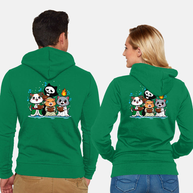 A Catmas Carol-Unisex-Zip-Up-Sweatshirt-Boggs Nicolas