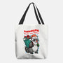 Rudolph The Red Nose Raccoon-None-Basic Tote-Bag-palmstreet