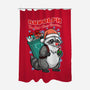 Rudolph The Red Nose Raccoon-None-Polyester-Shower Curtain-palmstreet