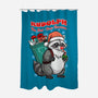 Rudolph The Red Nose Raccoon-None-Polyester-Shower Curtain-palmstreet