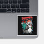 Rudolph The Red Nose Raccoon-None-Glossy-Sticker-palmstreet