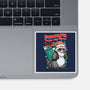 Rudolph The Red Nose Raccoon-None-Glossy-Sticker-palmstreet