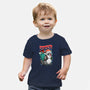 Rudolph The Red Nose Raccoon-Baby-Basic-Tee-palmstreet