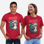 Rudolph The Red Nose Raccoon-Unisex-Basic-Tee-palmstreet