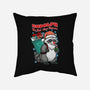 Rudolph The Red Nose Raccoon-None-Removable Cover w Insert-Throw Pillow-palmstreet