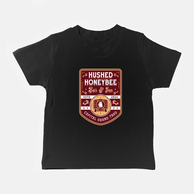 Hushed Honeybee Inn Emblem-Baby-Basic-Tee-LAGELANTEE