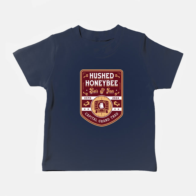 Hushed Honeybee Inn Emblem-Baby-Basic-Tee-LAGELANTEE