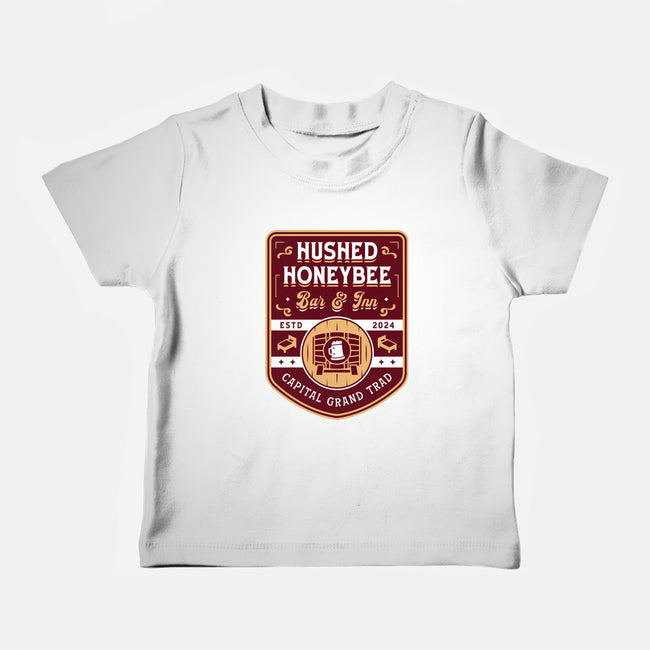 Hushed Honeybee Inn Emblem-Baby-Basic-Tee-LAGELANTEE