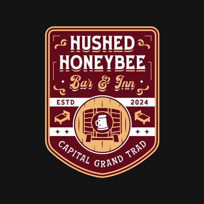 Hushed Honeybee Inn Emblem-Baby-Basic-Onesie-LAGELANTEE