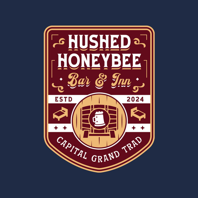 Hushed Honeybee Inn Emblem-Womens-Basic-Tee-LAGELANTEE