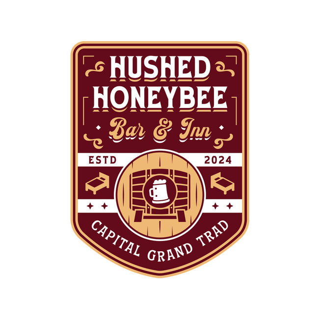 Hushed Honeybee Inn Emblem-Baby-Basic-Onesie-LAGELANTEE