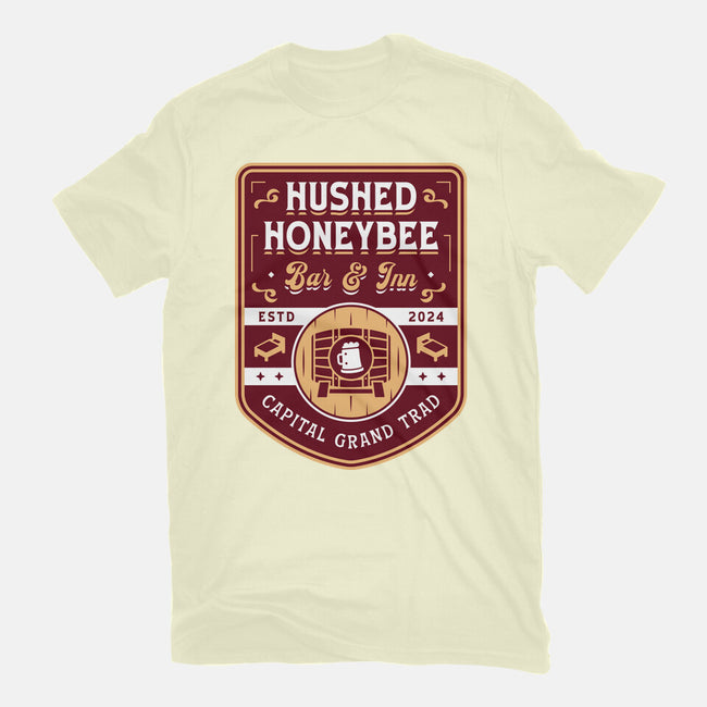 Hushed Honeybee Inn Emblem-Mens-Basic-Tee-LAGELANTEE