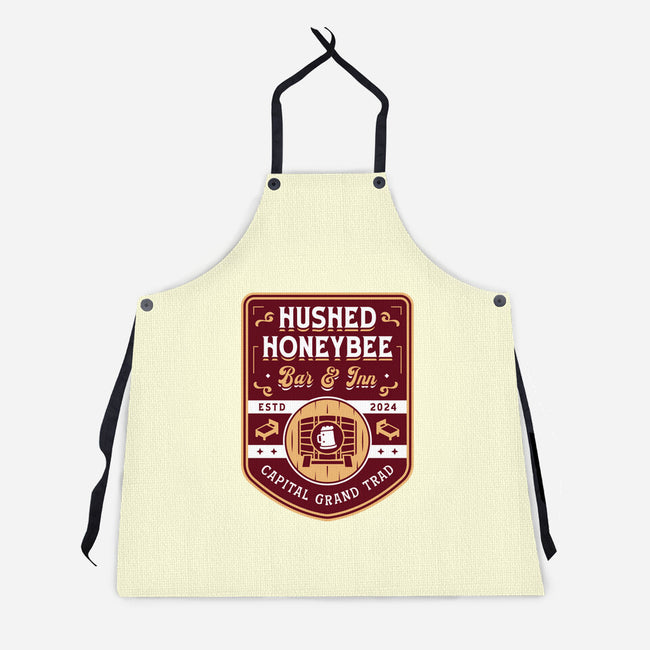 Hushed Honeybee Inn Emblem-Unisex-Kitchen-Apron-LAGELANTEE