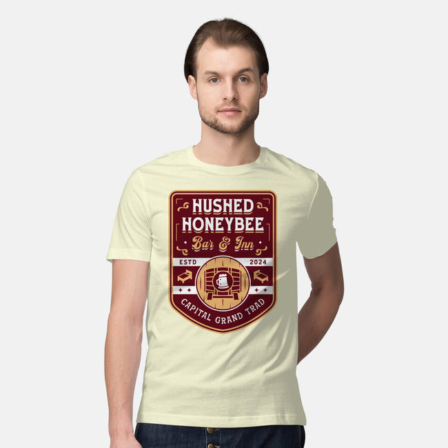 Hushed Honeybee Inn Emblem-Mens-Premium-Tee-LAGELANTEE