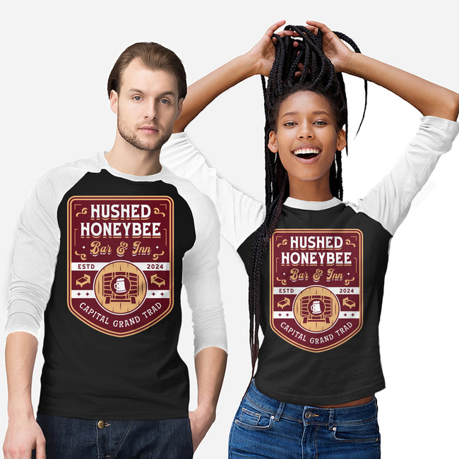 Hushed Honeybee Inn Emblem-Unisex-Baseball-Tee-LAGELANTEE