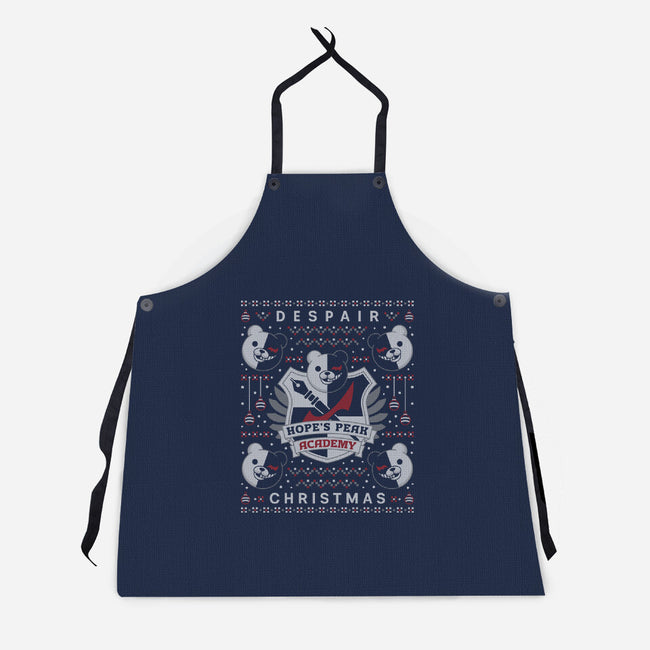 Hopes Peak Academy Christmas-Unisex-Kitchen-Apron-LAGELANTEE