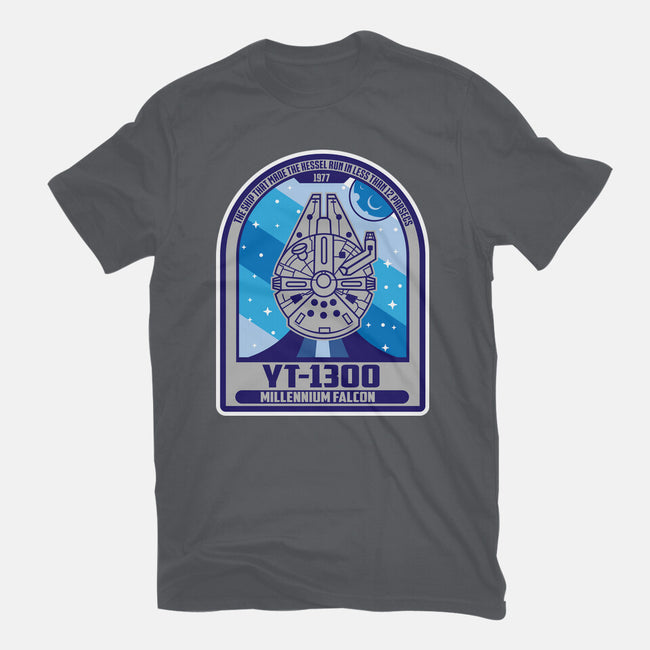 YT-1300 Millennium Falcon-Unisex-Basic-Tee-SuperEdu