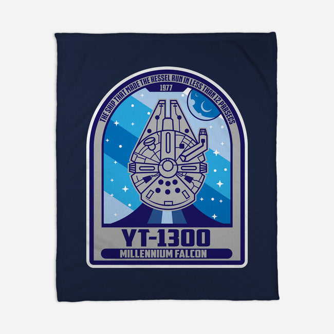 YT-1300 Millennium Falcon-None-Fleece-Blanket-SuperEdu