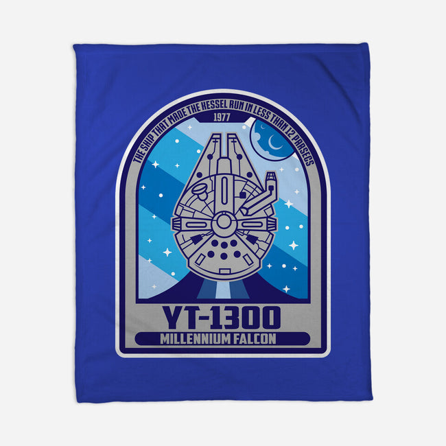 YT-1300 Millennium Falcon-None-Fleece-Blanket-SuperEdu