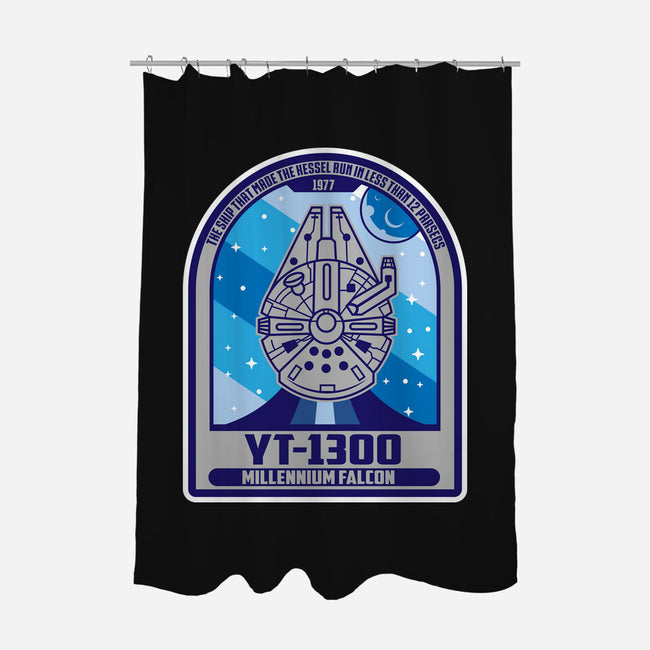 YT-1300 Millennium Falcon-None-Polyester-Shower Curtain-SuperEdu