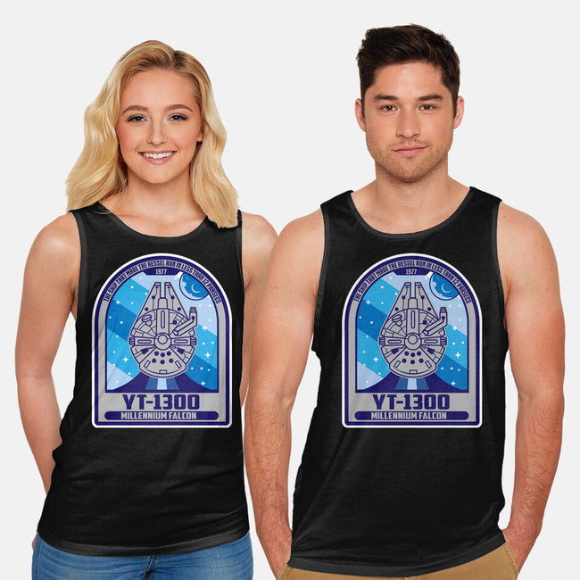 YT-1300 Millennium Falcon-Unisex-Basic-Tank-SuperEdu