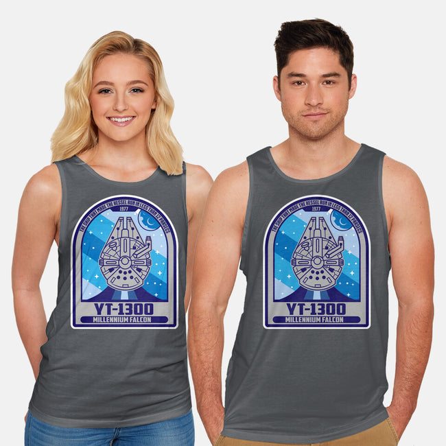 YT-1300 Millennium Falcon-Unisex-Basic-Tank-SuperEdu