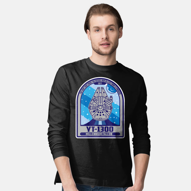 YT-1300 Millennium Falcon-Mens-Long Sleeved-Tee-SuperEdu