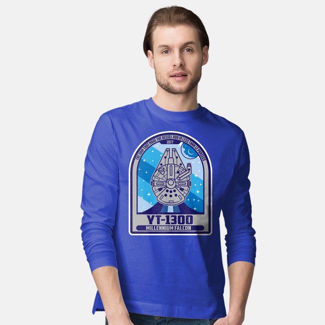 YT-1300 Millennium Falcon-Mens-Long Sleeved-Tee-SuperEdu