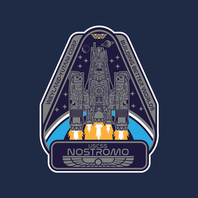 USCSS Nostromo-None-Glossy-Sticker-SuperEdu