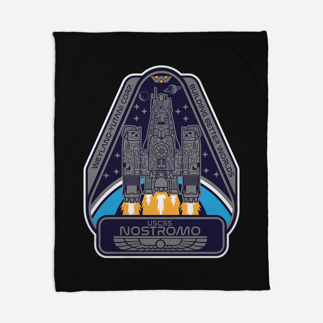 USCSS Nostromo-None-Fleece-Blanket-SuperEdu