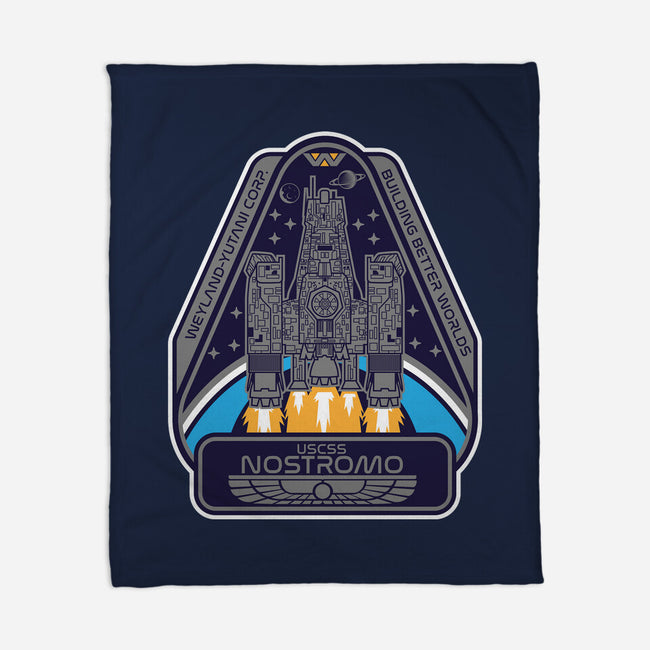 USCSS Nostromo-None-Fleece-Blanket-SuperEdu