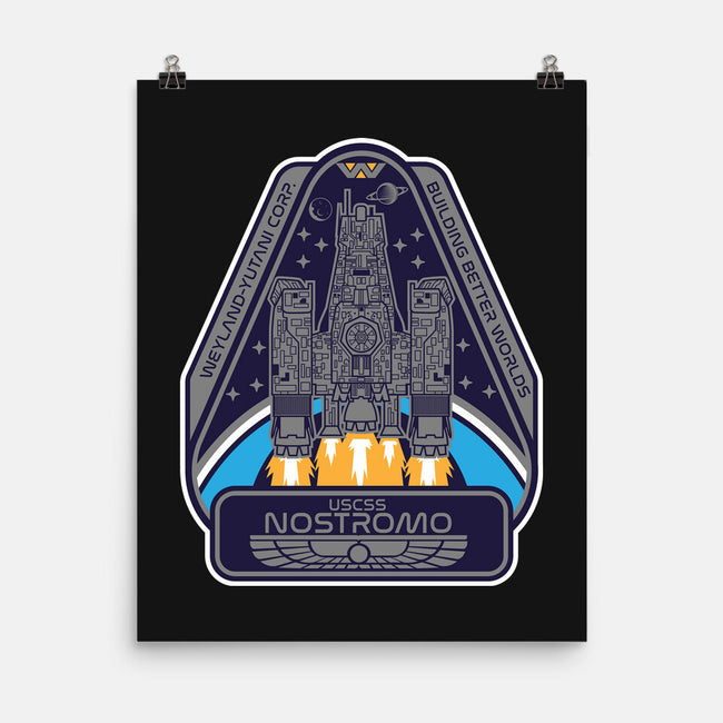 USCSS Nostromo-None-Matte-Poster-SuperEdu