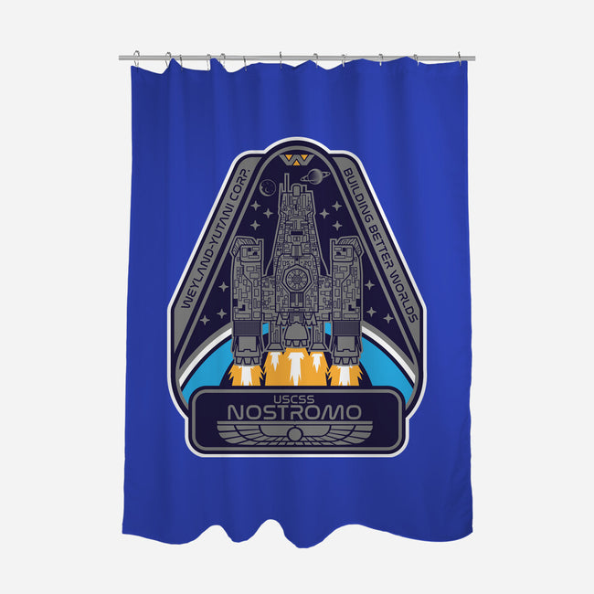 USCSS Nostromo-None-Polyester-Shower Curtain-SuperEdu