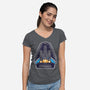 USCSS Nostromo-Womens-V-Neck-Tee-SuperEdu