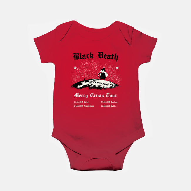 Black Death Merry Crisis Tour-Baby-Basic-Onesie-Mattania