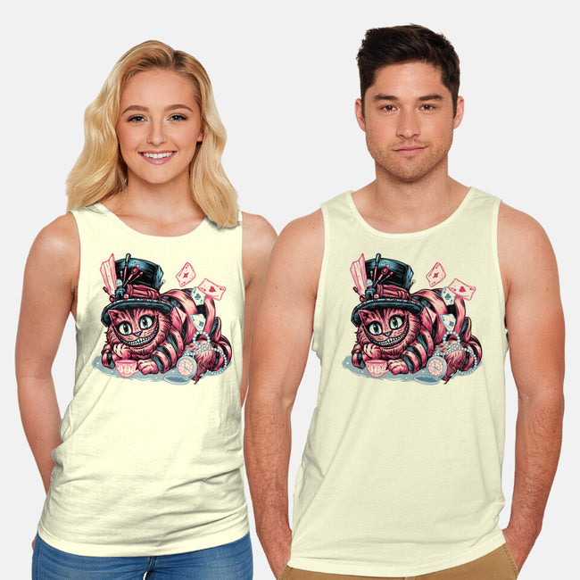 Cat Of Mystery-Unisex-Basic-Tank-glitchygorilla