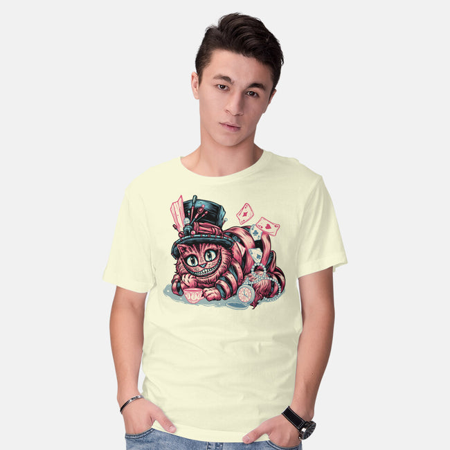 Cat Of Mystery-Mens-Basic-Tee-glitchygorilla