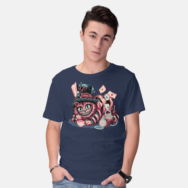 Cat Of Mystery-Mens-Basic-Tee-glitchygorilla