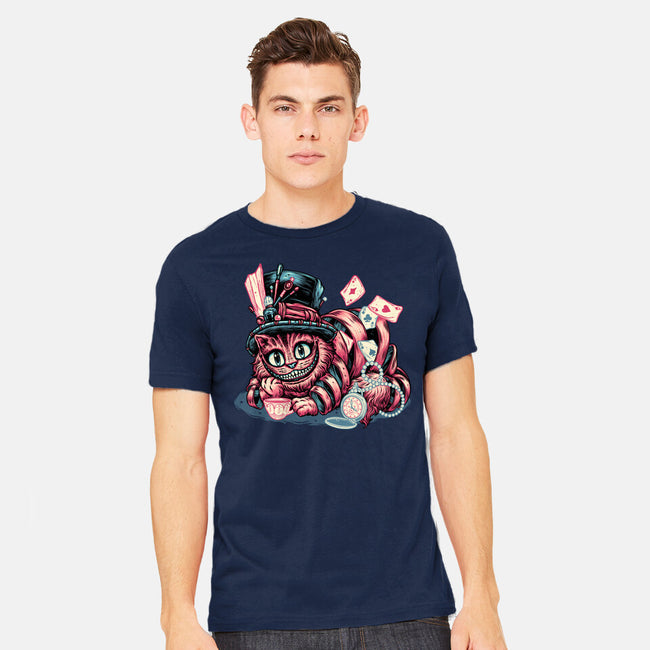 Cat Of Mystery-Mens-Heavyweight-Tee-glitchygorilla