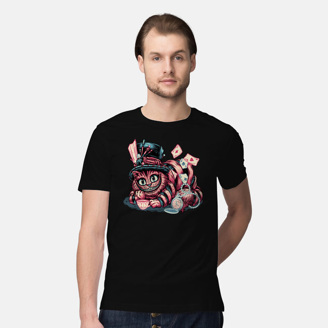 Cat Of Mystery-Mens-Premium-Tee-glitchygorilla