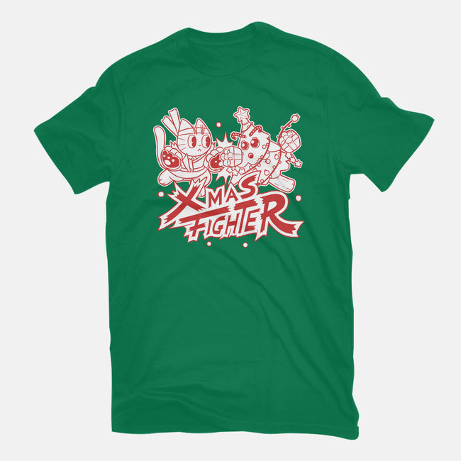 Xmas Fighter-Mens-Heavyweight-Tee-naomori