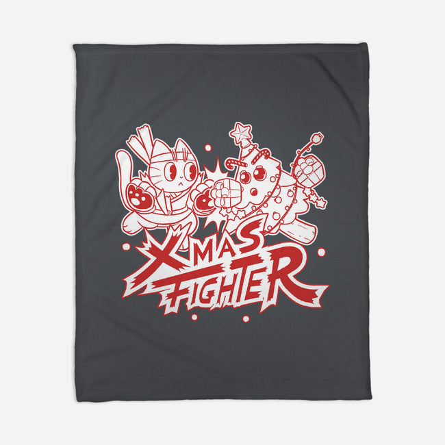 Xmas Fighter-None-Fleece-Blanket-naomori