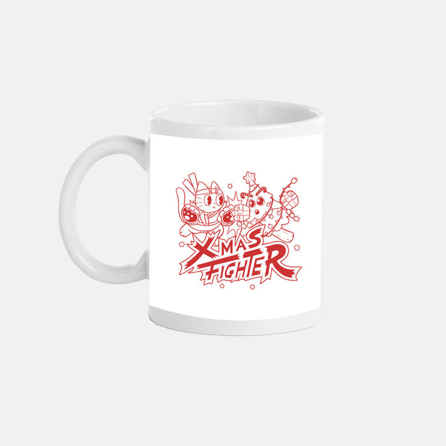 Xmas Fighter-None-Mug-Drinkware-naomori