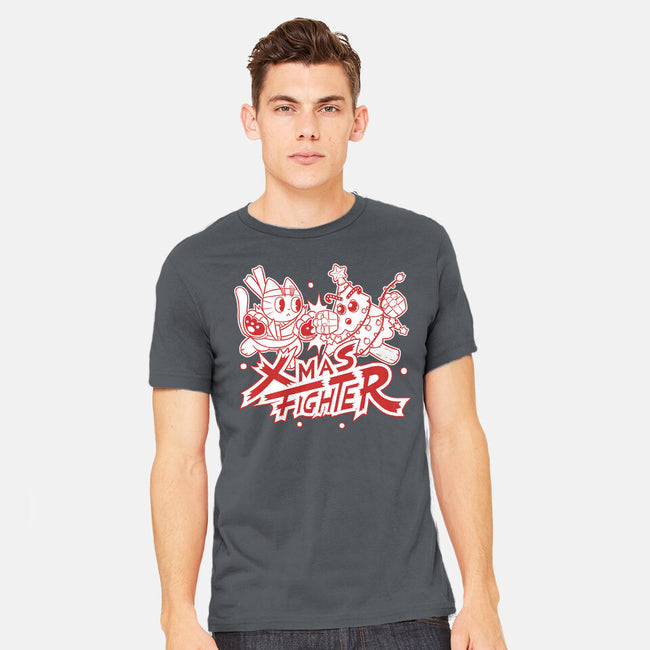 Xmas Fighter-Mens-Heavyweight-Tee-naomori